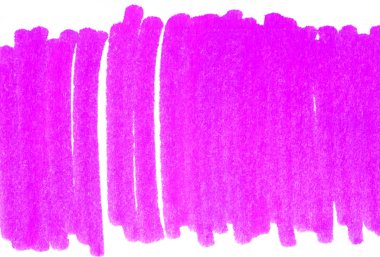 Beyaz üzerine çizilmiş soyut mor el dokusu