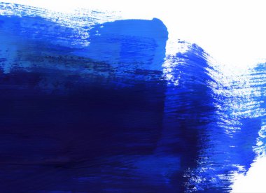 Beyaz arkaplanda mavi ve koyu mavi el çizimi