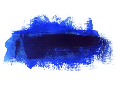 Beyaz arkaplanda mavi ve koyu mavi el çizimi