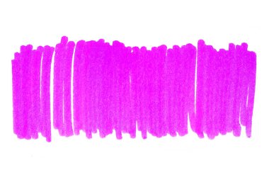 Beyaz üzerine çizilmiş soyut mor el dokusu