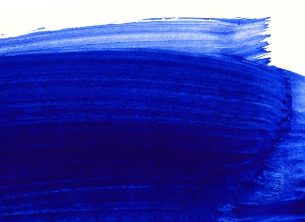 Синий и белый ручной рисунок фона краски — стоковое фото