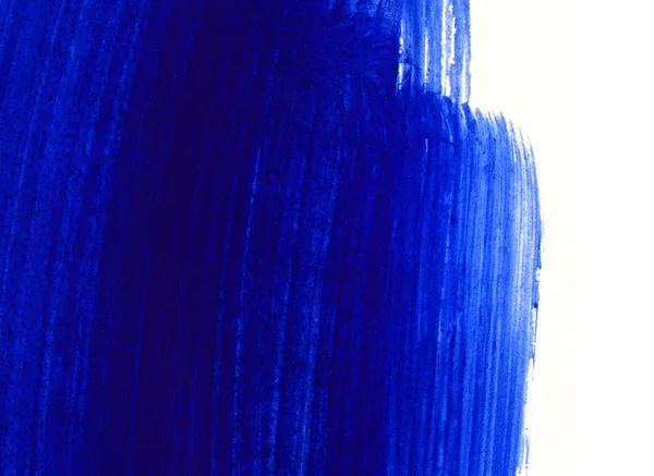 Azul e branco mão desenhada pintura fundo — Fotografia de Stock