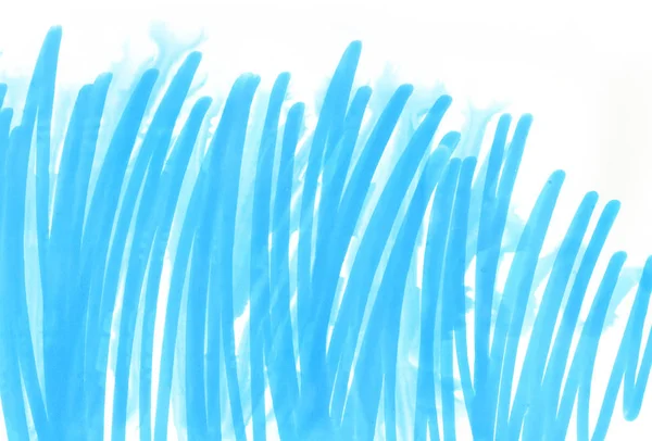 Abstract bright blue hand drawn texture on white — Stock Photo, Image