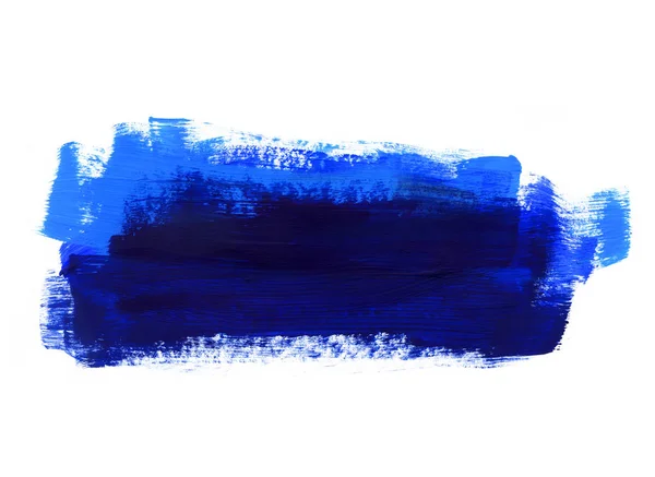 Blaue und dunkelblaue handgezeichnete Textur auf weißem Hintergrund — Stockfoto