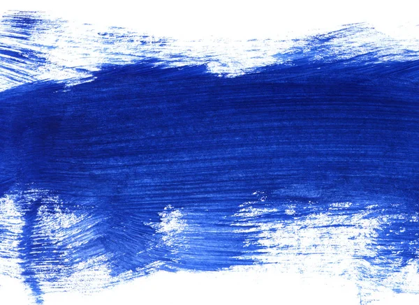 Kék és sötétkék kézzel rajzolt textúra fehér háttér — Stock Fotó