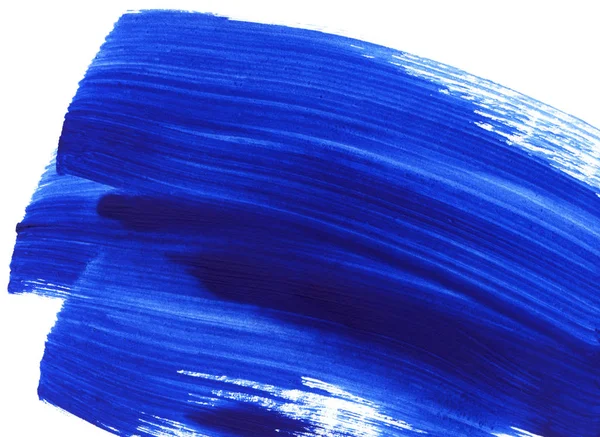 Blue and white hand drawn paint background — Stock Photo, Image