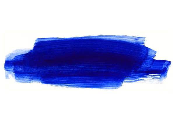 Blå och mörkblå hand dras konsistens på vit bakgrund — Stockfoto