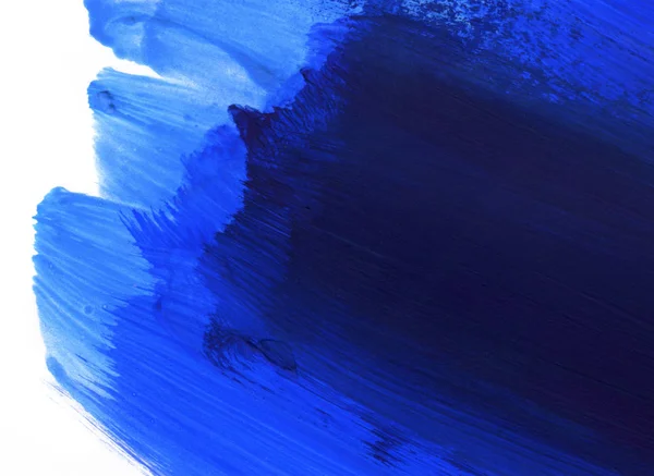 Blue and dark blue hand drawn paint background