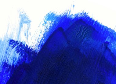 Mavi ve beyaz el boyası arka plan