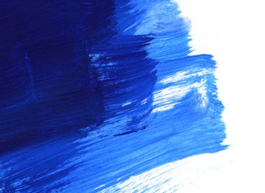 Mavi ve beyaz el boyası arka plan