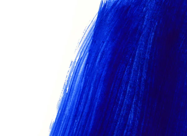 Blau und weiß handgezeichnete Farbe Hintergrund — Stockfoto