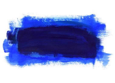 Beyaz arkaplanda mavi ve koyu mavi el çizimi