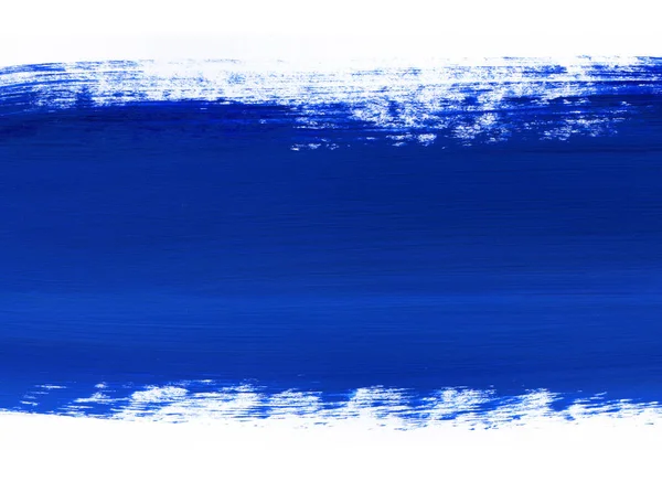 Blauw en donkerblauw met de hand getekend textuur op witte achtergrond — Stockfoto