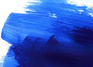 Mavi ve beyaz el boyası arka plan