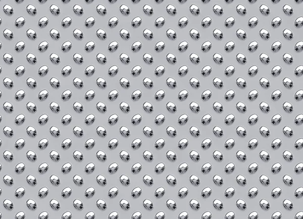 シームレスパターンを持つ金属ダイヤモンドプレートの背景 — ストック写真