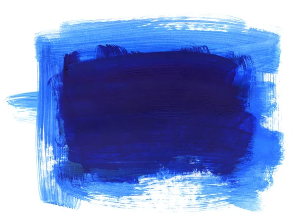 Синя і темно-синя текстура рук на білому тлі — стокове фото