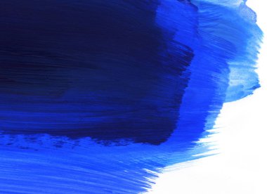 Mavi ve beyaz el boyası arka plan