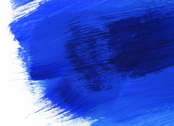青と白の手描きの背景 — ストック写真