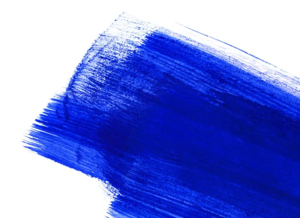 Dark Blue Paint Texture White Background Design Space Text Hand — 스톡 사진