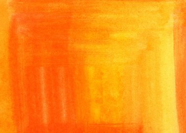 Parlak sarı ve turuncu soyut suluboya arkaplan