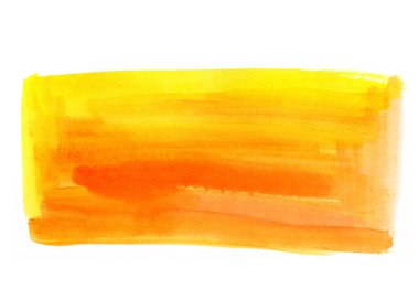 Parlak sarı ve turuncu soyut suluboya arkaplan