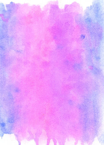 Αφηρημένο Ροζ Και Μπλε Φόντο Ακουαρέλα Για Σχεδιασμό — Φωτογραφία Αρχείου