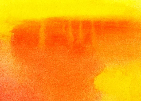 Jasné Barevné Žluté Oranžové Abstraktní Akvarel Pozadí — Stock fotografie