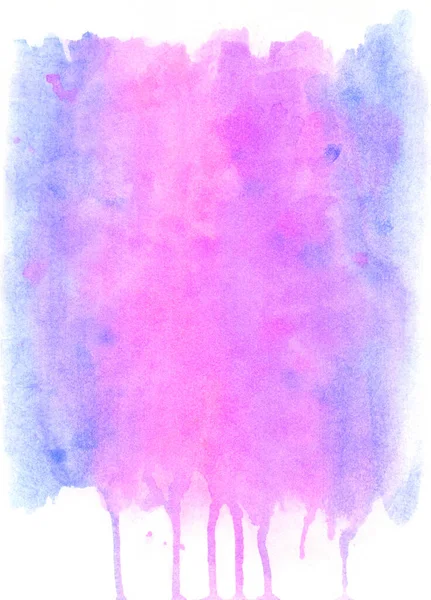 Fondo Acuarela Rosa Azul Abstracto Para Diseño — Foto de Stock