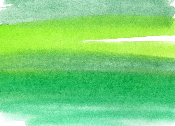 Ljusgrön Abstrakt Akvarell Bakgrund För Design — Stockfoto