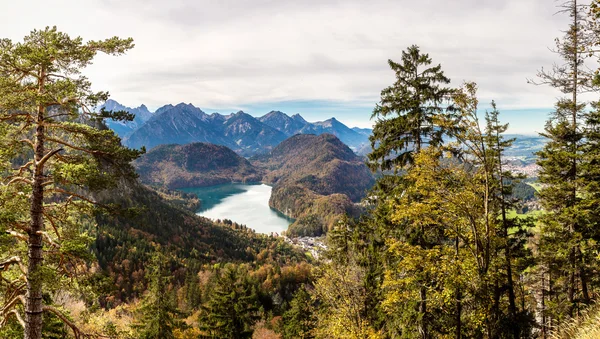 Alpes e lagos em Alemania — Fotografia de Stock