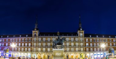 Philip III Mayor plaza Madrid adlı heykeli