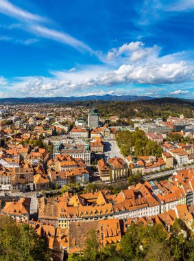 Ljubljana, Slovenya'da bir yaz günü