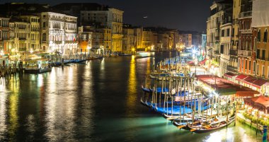 Venedik, İtalya 'daki Kanal Grande