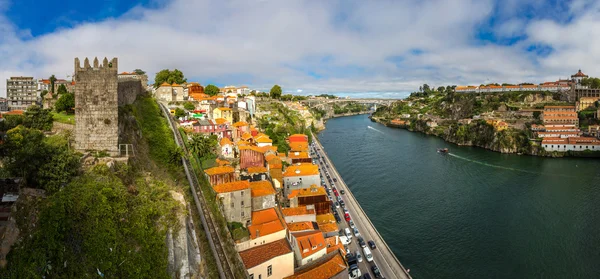 Vista aérea do Porto em Portugal — Fotografia de Stock