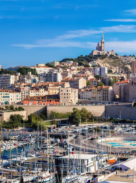 Bazilika Notre Dame de la Garde v Marseille — Stock fotografie