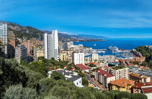 Монте-Карло в летний день, Монако — стоковое фото
