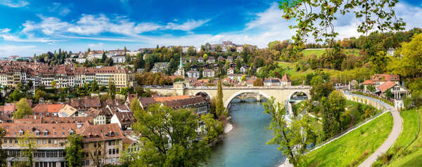 Bern in a summer day in Switzerland