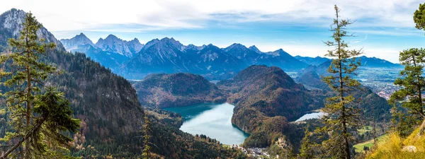 Alpen dan danau di Jerman — Stok Foto
