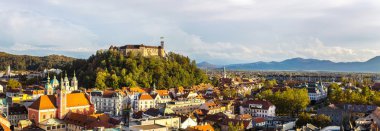Ljubljana, Slovenya hava görünümünü