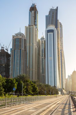 Dubai Yat Limanı bir yaz gününde