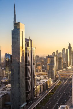 bir yaz günü şehir merkezinde Dubai