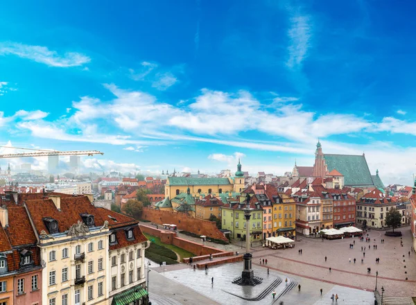 Panoramiczny widok z Warszawy — Zdjęcie stockowe