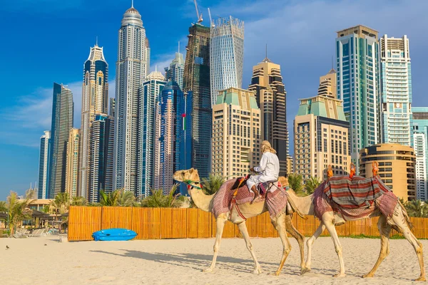 Dubai Marina an einem Sommertag — Stockfoto