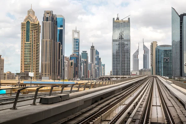 Metropolitana di Dubai — Foto Stock