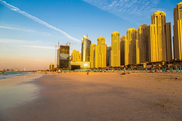 Dubai Marina praia — Fotografia de Stock