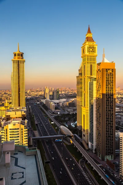 Downtown Dubai in a summer day — Stock Photo, Image