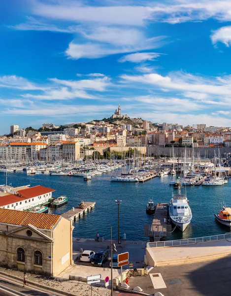 Bazilika Notre Dame de la Garde v Marseille — Stock fotografie