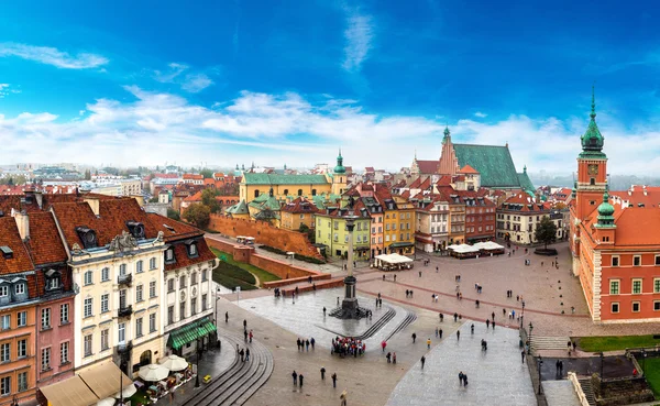 Panoramiczny widok z Warszawy — Zdjęcie stockowe