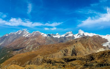 İsviçre Alpleri dağ manzarası