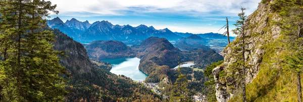 Alpen en meren in Duitsland — Stockfoto